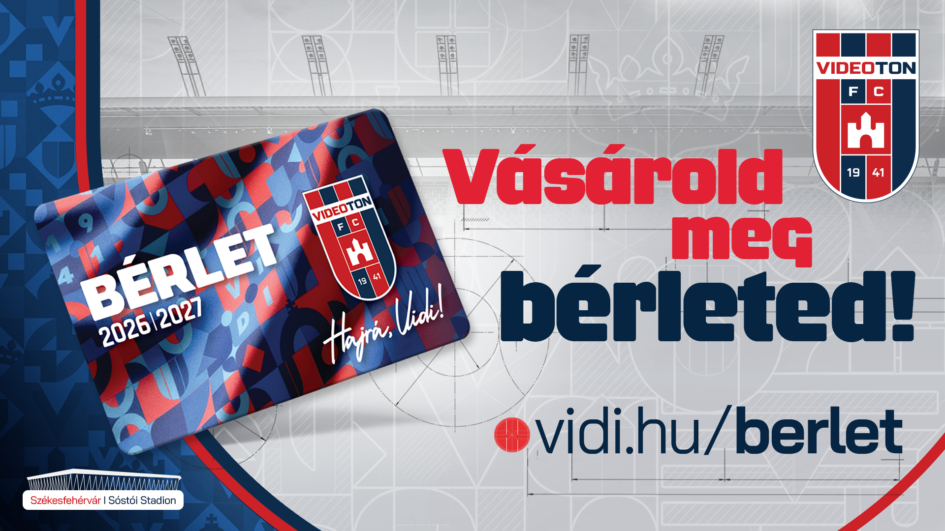 Vidi - bérlet